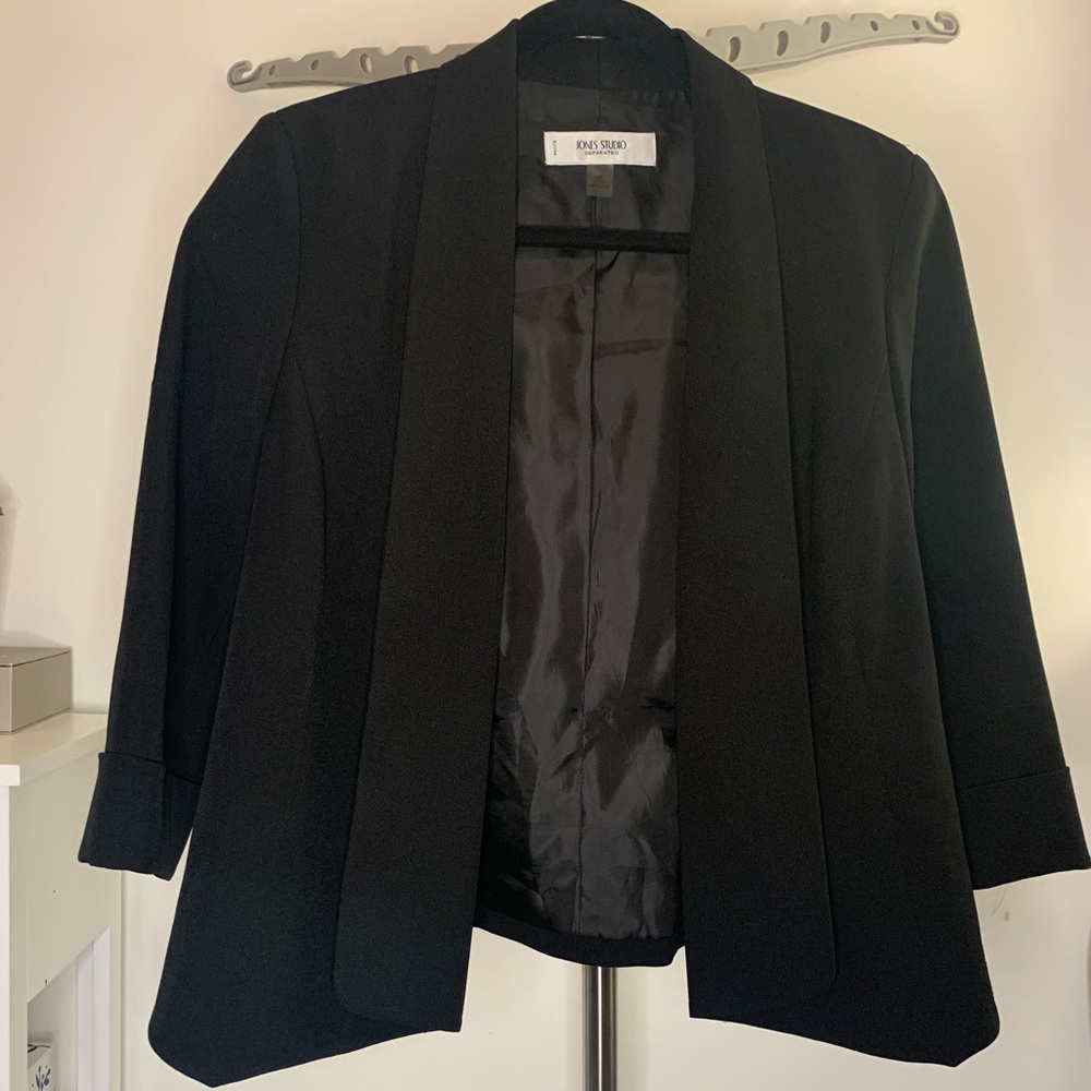 Black Suit Separates Simple Tailored Blazer